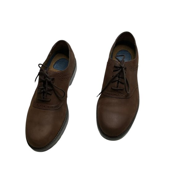 Dockers Men’s Brown Leather Oxford Dress Shoes Size 10M - Picture 5 of 14